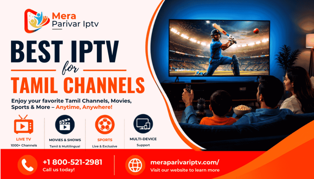 Best IPTV for Tamil Channels