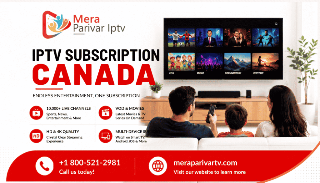 IPTV subscription Canada